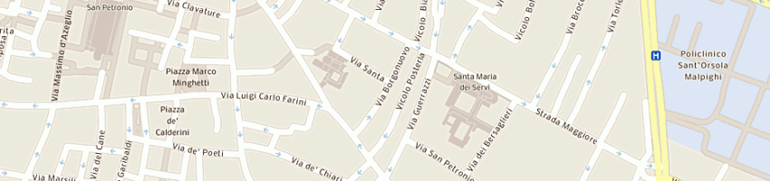 Mappa della impresa versace immobiliare srl a BOLOGNA