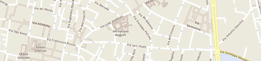 Mappa della impresa satalino maria a BOLOGNA