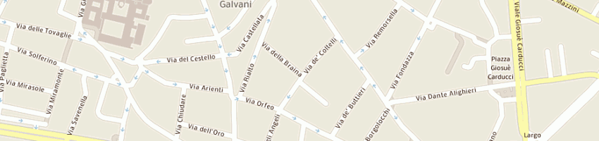 Mappa della impresa tonioni giorgio a BOLOGNA