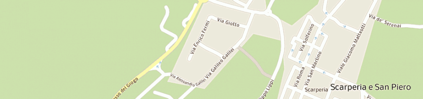 Mappa della impresa bar dei vicari di baldi marco c c a SCARPERIA