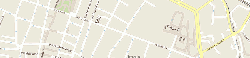 Mappa della impresa erboristeria harpax di iridea (srl) a BOLOGNA