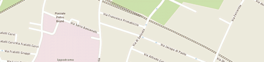 Mappa della impresa dorica sas del rag paolo cantimori a BOLOGNA
