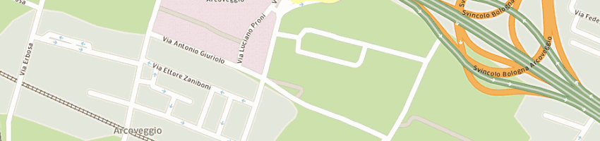 Mappa della impresa scuola infanzia giusi del mugnaio a BOLOGNA