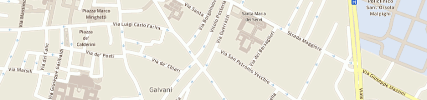 Mappa della impresa xanta srl a BOLOGNA