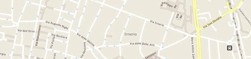 Mappa della impresa mn snc di montevecchi giuseppina e nati francesco a BOLOGNA