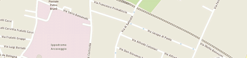 Mappa della impresa circolo giuseppe dozza atc a BOLOGNA