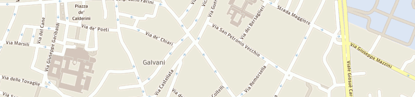 Mappa della impresa uguzzoni anna maria a BOLOGNA