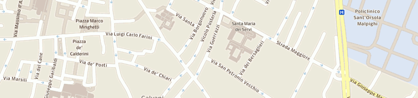 Mappa della impresa montuschi luigi a BOLOGNA