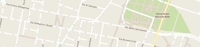 Mappa della impresa sds societa' di servizi srl a BOLOGNA