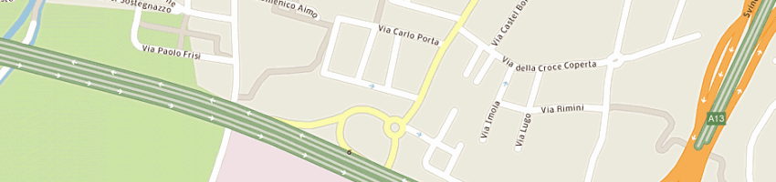Mappa della impresa linotipia anga a BOLOGNA