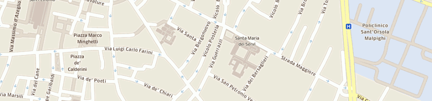 Mappa della impresa abc antiche belle cose (sas) a BOLOGNA