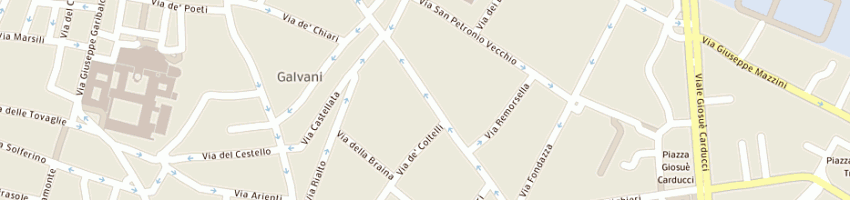 Mappa della impresa studio gianni bortolotti e c sas a BOLOGNA