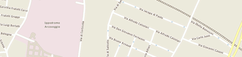 Mappa della impresa officina silvagni (snc) a BOLOGNA