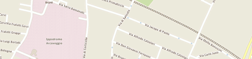 Mappa della impresa astoriti massimo a BOLOGNA