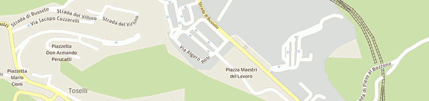 Mappa della impresa la nuova pasticceria di iasevoli giovanni e c snc a SIENA