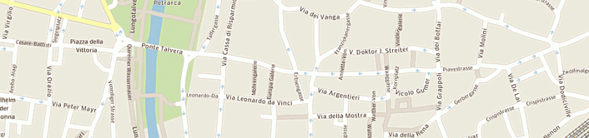 Mappa della impresa panificio francescani snc a BOLZANO