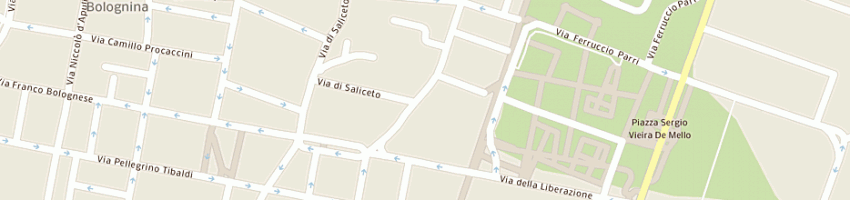 Mappa della impresa amato mario a BOLOGNA
