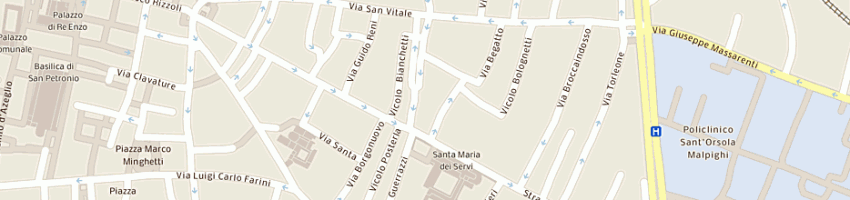 Mappa della impresa cumani giampaolo a BOLOGNA