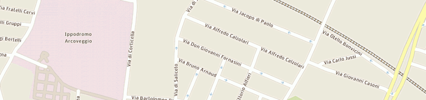 Mappa della impresa zanotti elisabetta a BOLOGNA