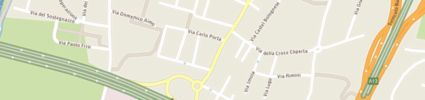 Mappa della impresa centro perizie sas di bertocchi me c a BOLOGNA