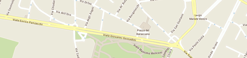 Mappa della impresa baldazzi giancarlo a BOLOGNA