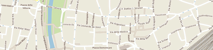 Mappa della impresa banca per il tirolo e vorarlberg spa a BOLZANO