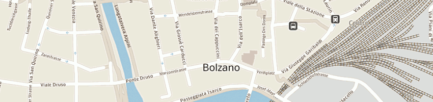 Mappa della impresa santini sas e c a BOLZANO