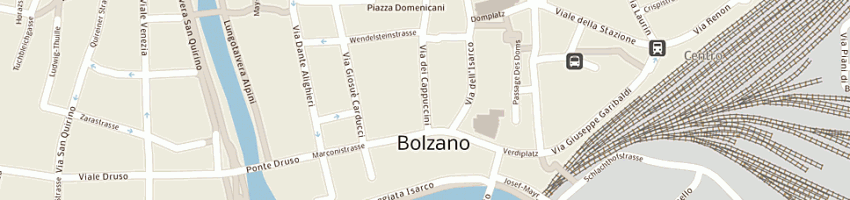 Mappa della impresa caritas a BOLZANO