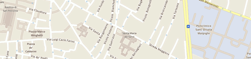 Mappa della impresa pesci simona a BOLOGNA
