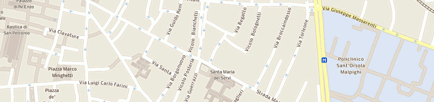 Mappa della impresa rigolli riccardo a BOLOGNA