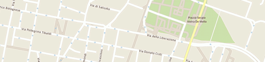 Mappa della impresa verlato john-john e c-snc a BOLOGNA