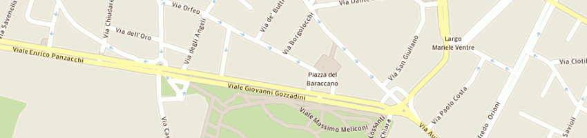 Mappa della impresa malossi luciano a BOLOGNA