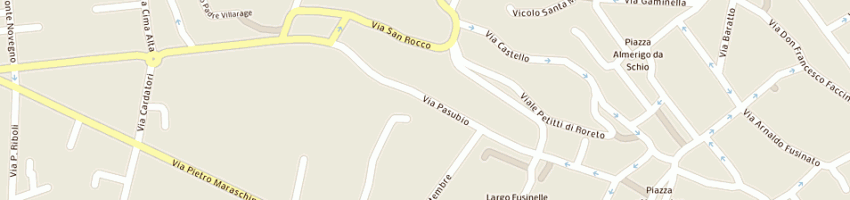 Mappa della impresa bistro' snc di dalla riva diego e c a SCHIO
