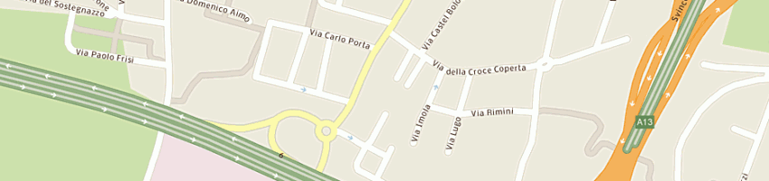 Mappa della impresa globalcasa spa a BOLOGNA