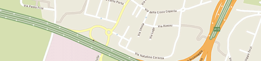 Mappa della impresa pasticceria d'azeglio srl a BOLOGNA