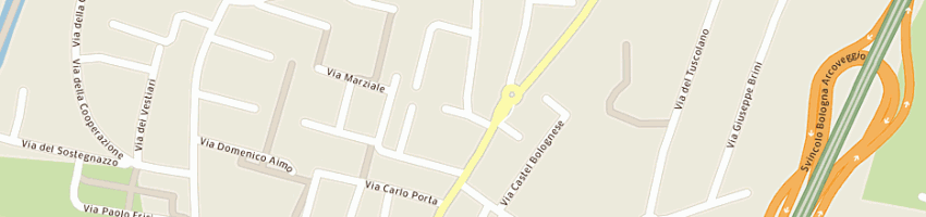 Mappa della impresa ecr italy spa a BOLOGNA