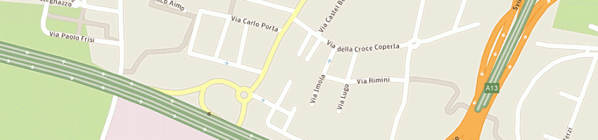 Mappa della impresa miniprix srl a BOLOGNA