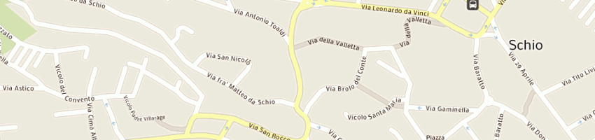 Mappa della impresa dalla vecchia gabriella a SCHIO