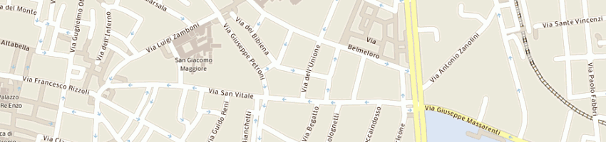 Mappa della impresa consulenze spaziali snc di ciceri e c a BOLOGNA