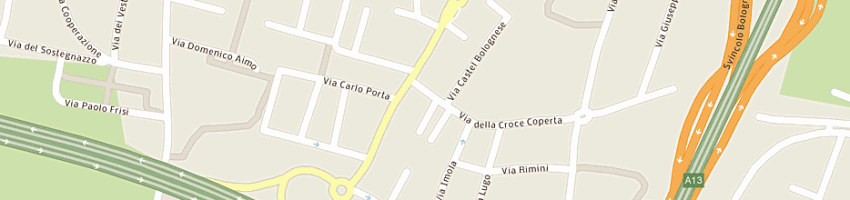 Mappa della impresa gessi umberto a BOLOGNA