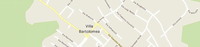 Mappa della impresa panetteria la ca' del pan di spedo luca e giacomella daniele snc a VILLA BARTOLOMEA