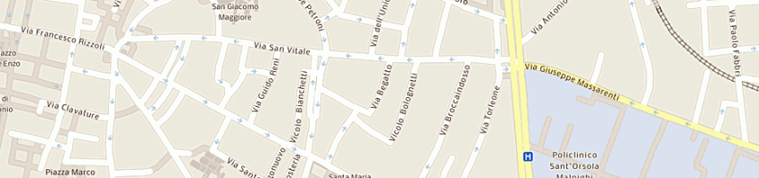 Mappa della impresa balletta giuseppe a BOLOGNA