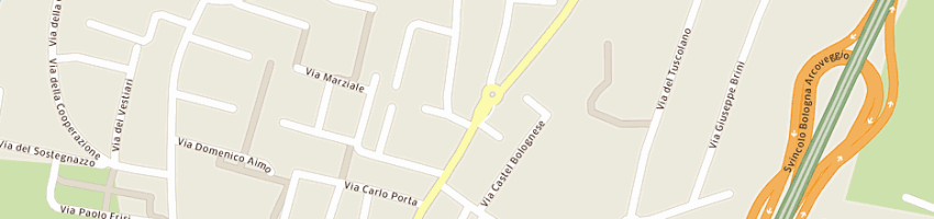 Mappa della impresa mypl'ay snc di nadalini simonetta e c a BOLOGNA