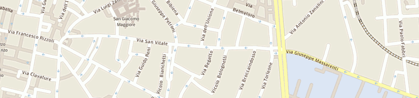 Mappa della impresa valdirosa alberto a BOLOGNA
