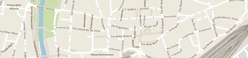 Mappa della impresa peter's teahouse a BOLZANO