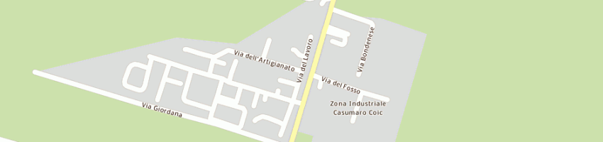 Mappa della impresa ghisellini giuseppe a CENTO