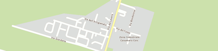 Mappa della impresa sgr di regoli riccardo e c - snc a CENTO