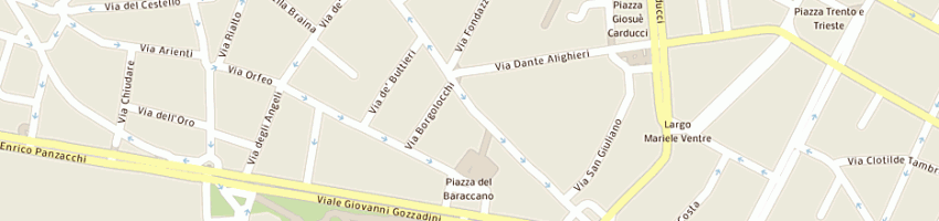 Mappa della impresa alberti giovanni a BOLOGNA