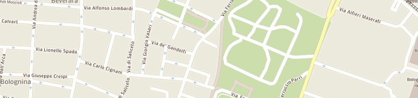 Mappa della impresa mario frassinetti srl a BOLOGNA