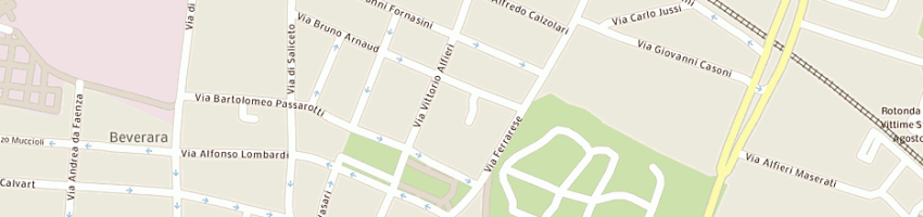Mappa della impresa bergami daniela a BOLOGNA